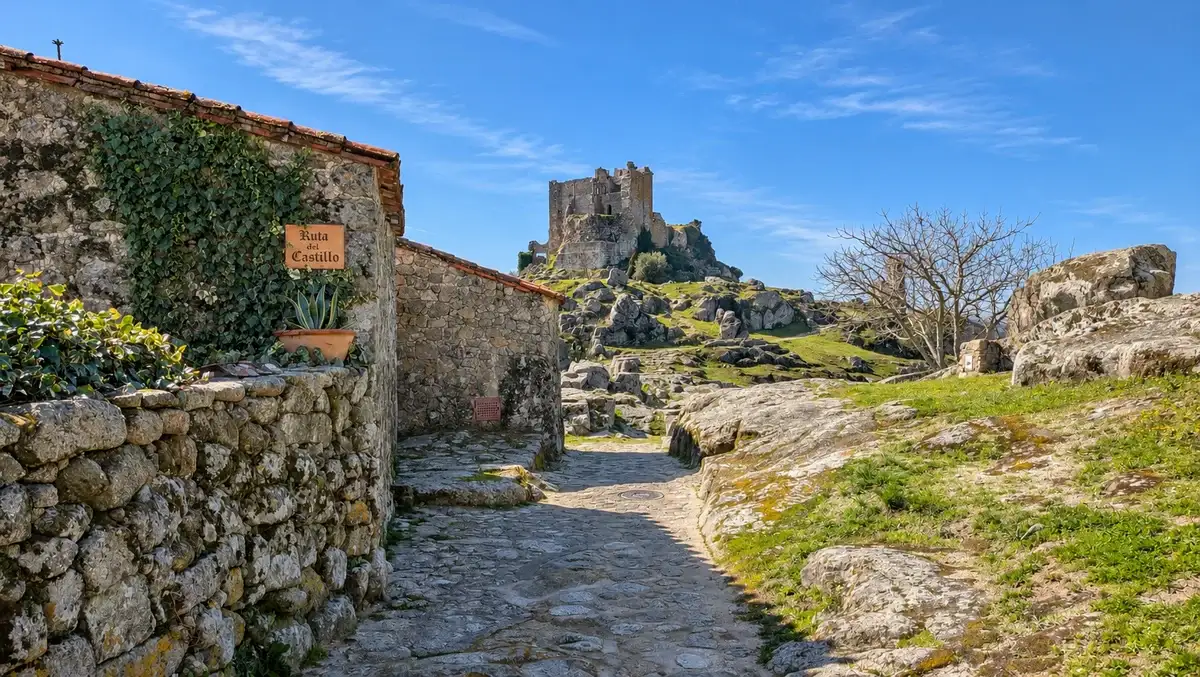 Calle ruta Castillo de Trevejo