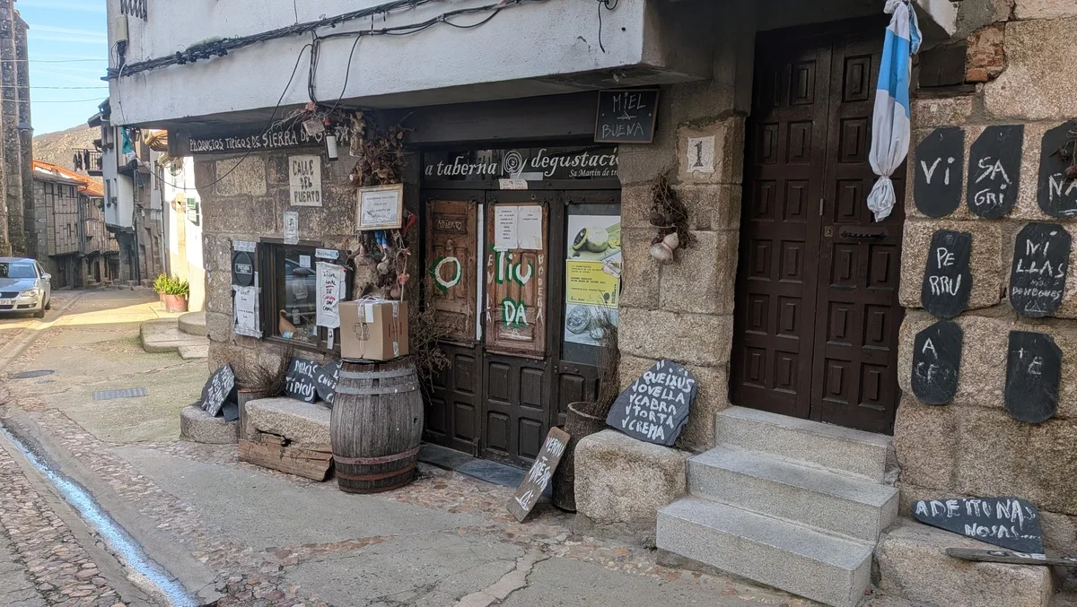 Degustación en San Martín de Trevejo