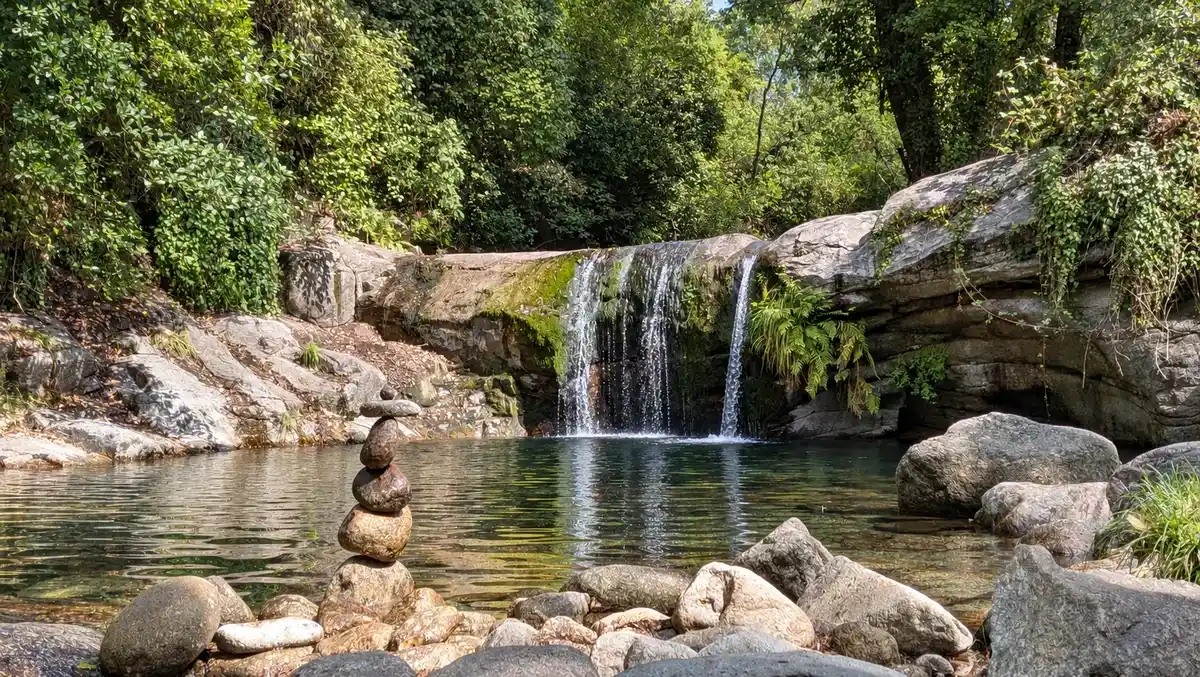 Charco Calderón, Garganta la Olla
