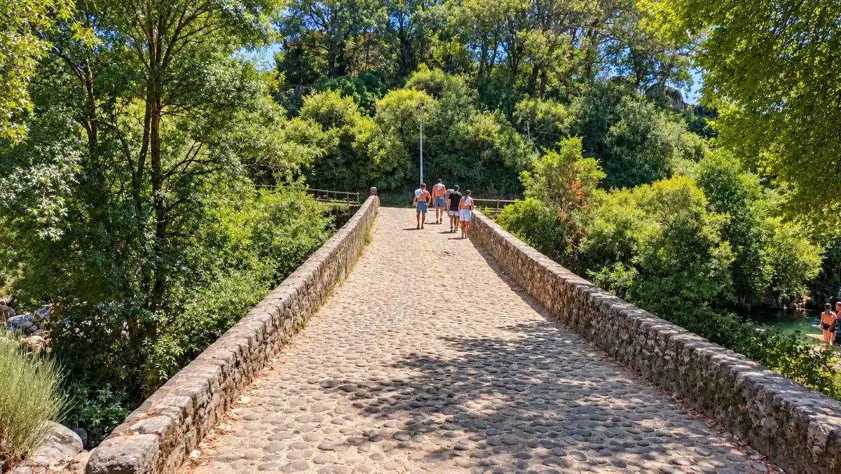 Puente Parral, Garganta de Cuartos