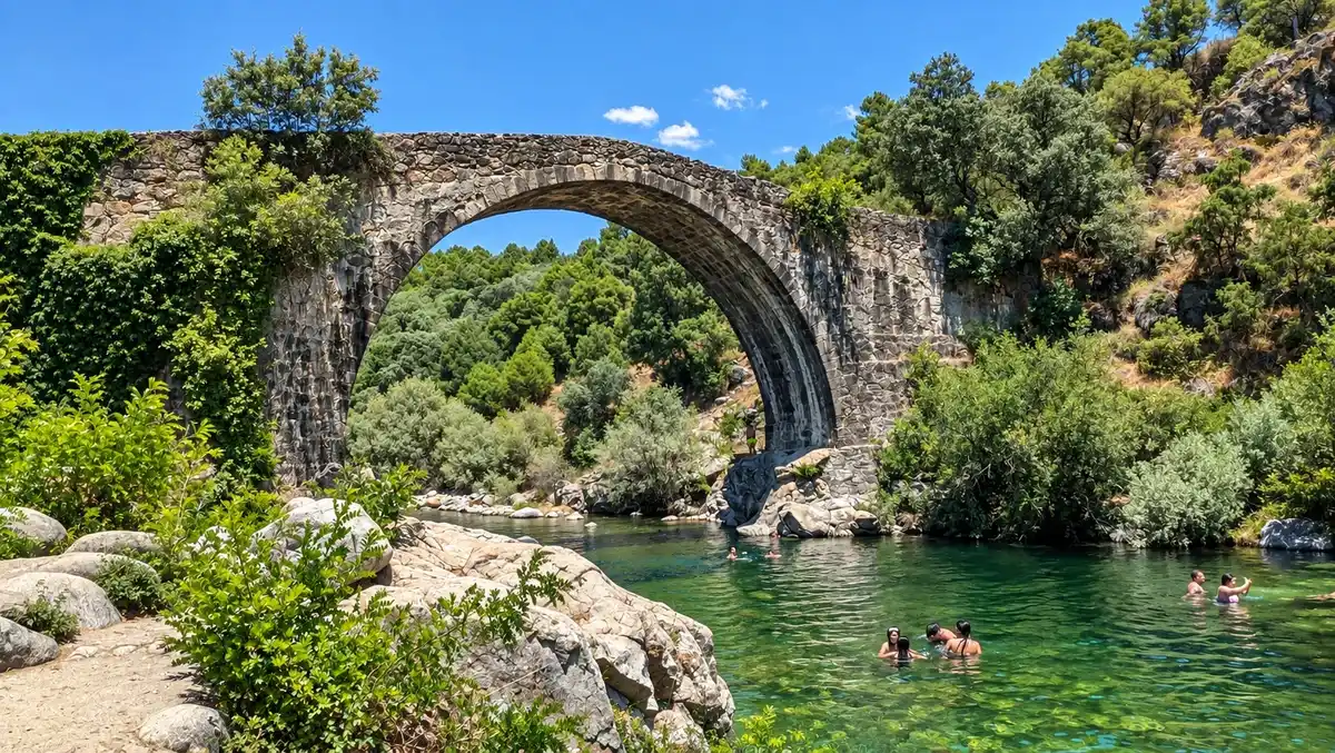 Piscinas naturales en Madrigal de La Vera