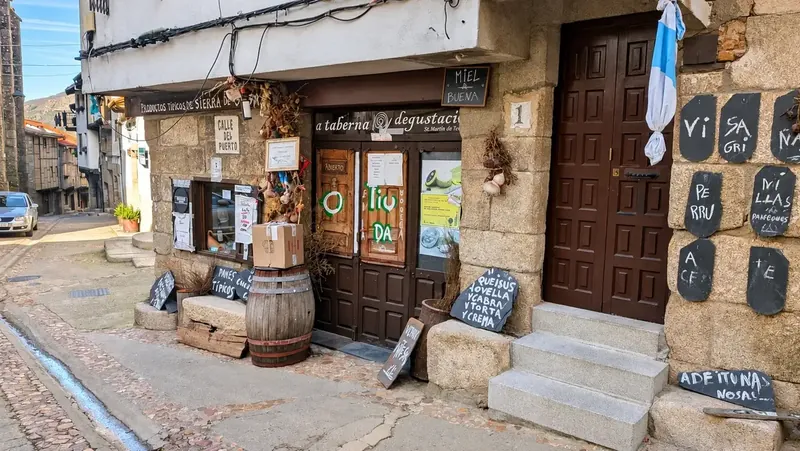 Degustación en San Martín de Trevejo