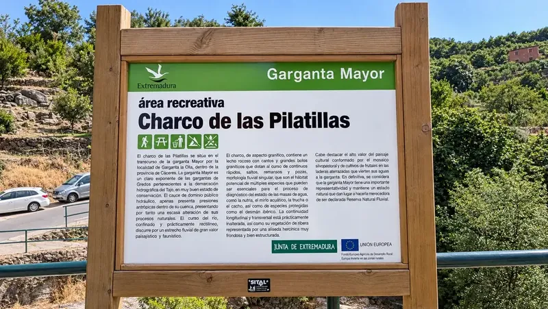 Información Garganta Mayor, Garganta la Olla